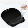 Fellowes Alfombrilla con Reposamuñecas Memory Foam Negro